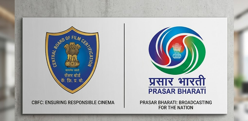CBFC और प्रसार भारती का लोगो