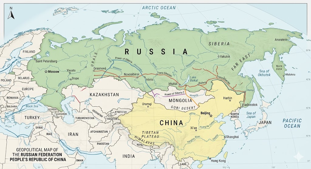рд░реВрд╕ рдПрд╡рдВ рдЪреАрди рдХрд╛ рдирдХреНрд╕рд╛