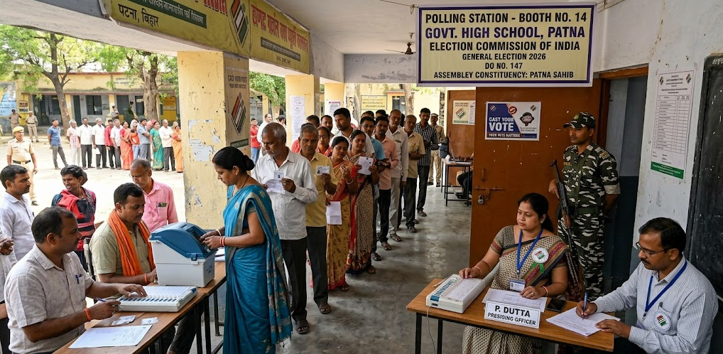 Election is going through smoothly with the help of MCC