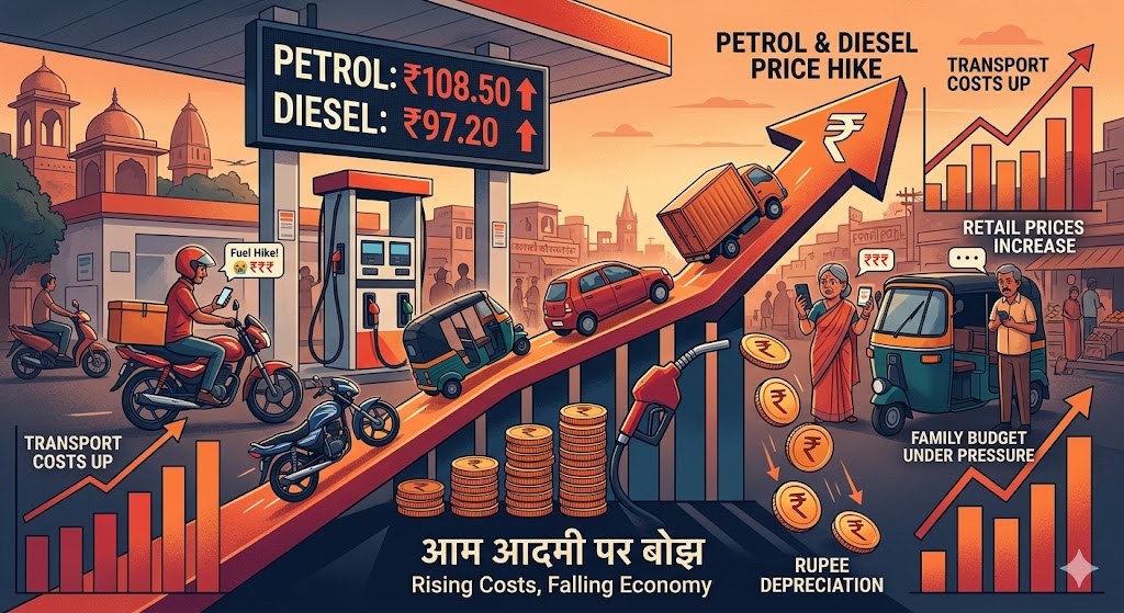 तेल की बढ़ती कीमत