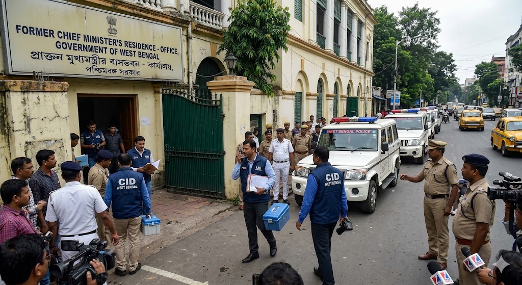 WB CID conducting Raid